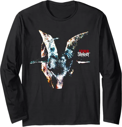 Vista 2 de Camiseta de manga larga oficial de Slipknot Iowa, Negro