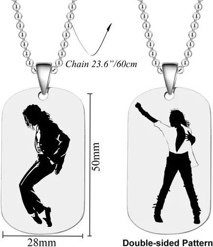 Vista 7 de Collar y pulsera para fanáticos de la colección conmemorativa para hombres y niños