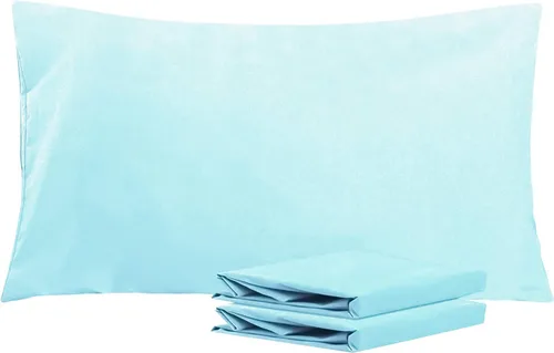 Vista 35 de NTBAY Juego de fundas de almohada estándar, paquete de 2 fundas de almohada de microfibra cepillada de 20 x 26 pulgadas, suaves, sin arrugas Aqua
