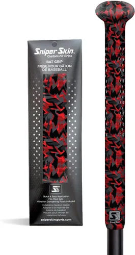 Vista 4 de SNIPER SKIN Baseball & Softball Bat Grip - Replacement Bat Grip Wrap - Easy Install, Strong, Waterproof, Tacked for Performance