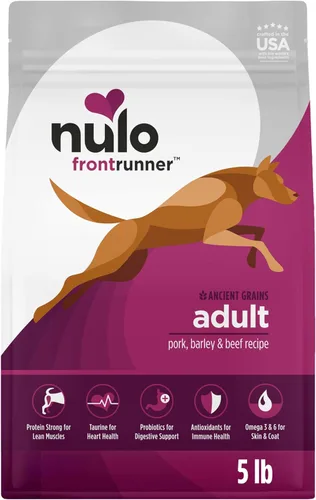 Vista 14 de Nulo Frontrunner Ancient Grains - Alimento para perros con alto contenido de proteínas, receta de carne de res, cebada y cordero, alimento seco