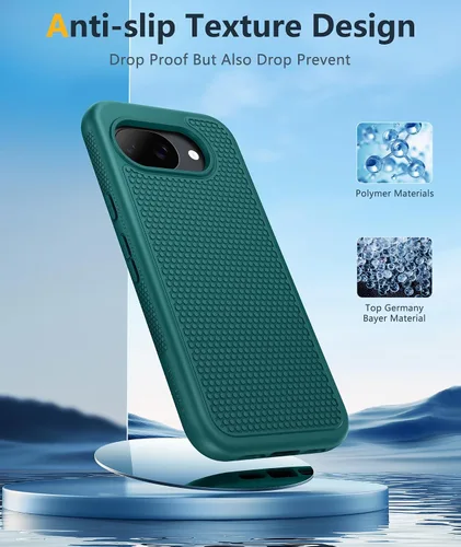 Vista 135 de FNTCASE Funda para iPhone 17 Pro: Fundas delgadas translúcidas de color azul claro compatibles con MagSafe, protección completa de la cámara