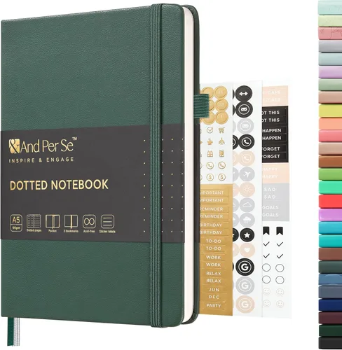 Vista 57 de ⩓ Per Se Cuaderno de Diario con Líneas (3 Paquetes), 160 Páginas Papel Grueso 100GSM, A5 Tapa Dura Cuadernos con Rayas Universitarias para Escribir