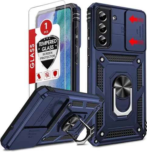Vista 122 de LeYi Funda para Moto G Stylus 2022 4G (no compatible con 5G), funda para Moto G Stylus con 2 protectores de pantalla, funda protectora de grado Oro