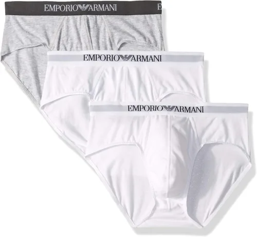 Vista 12 de Emporio Armani calzoncillos de algodón, 3 unidades, para hombre Negro/Blanco/Rojo
