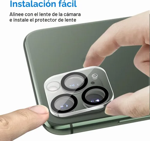 Vista 4 de JETech Protector de lente de cámara para iPhone 11 Pro Max/11 Pro, paquete de 3