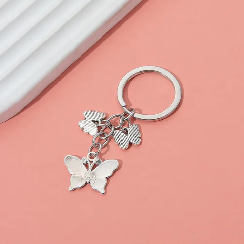 Vista 6 de PHAETON 20 llaveros con forma de mariposa para mochilas, bolsos, equipaje, regalo de cumpleaños, rellenos de bolsas de golosinas para mujeres