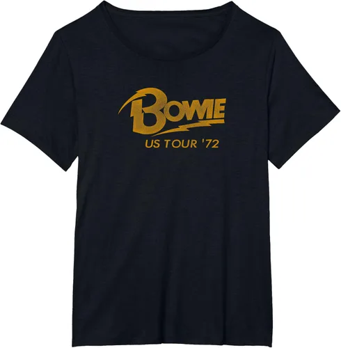 Vista 10 de David Bowie - Camiseta US Tour '72, Negro