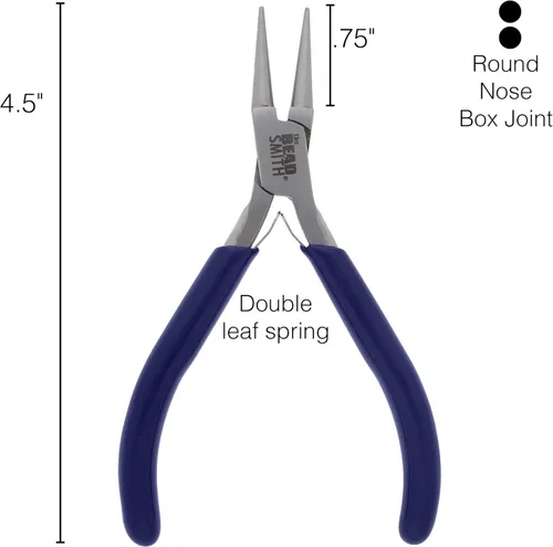 Vista 3 de The Beadsmith Juego de 3 piezas de alicates – El kit incluye: alicates de punta de cadena, alicates de punta redonda y alicates de corte de alambre