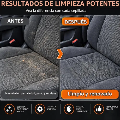 Vista 7 de Cepillo de mango corto para ruedas y neumáticos Cepillo de lavado de automóviles para detalles automáticos Cepillo de limpieza profunda