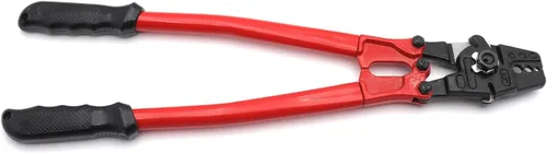 Vista 9 de Herramienta de prensado de estampación de swager de mano de 14" para cable de cuerda de alambre 1/16" 3/32" 1/8" [P/N: ET-TOOL030-14-RED]