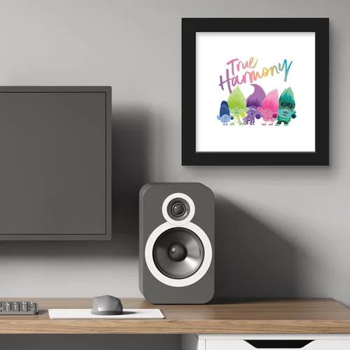 Vista 5 de Trends International Gallery Pops Trolls Band Together - Póster de pared de True Harmony, 12.00 x 12.00 pulgadas, versión de marco negro