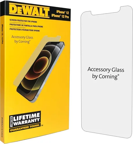 Vista 9 de DEWALT Protector de pantalla de cristal para iPhone 12 Pro Max - Protector de pantalla de vidrio templado compatible con Apple - Protección