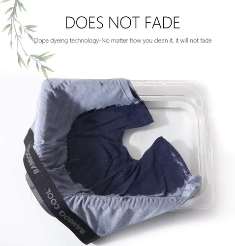 Vista 6 de BAMBOO COOL - Calzoncillos para hombre, cómodos y suaves, de viscosa de bambú (paquete de 4)