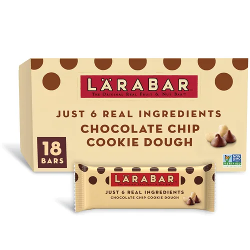 Vista 10 de Larabar Barras de masa de galletas con chispas de chocolate, veganas, sin gluten, 6 barras