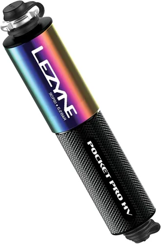 Vista 4 de LEZYNE Pocket Drive Pro HV Bike Hand Pump Compact Durable Aluminum Mini Bicycle Pump with ABS Flex Hose & Valve Core Tool, Presta & Schrader