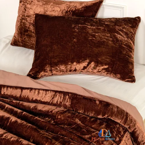 Vista 43 de Funda de edredón de terciopelo sólido ultra-luxe, ropa de cama boho UO, funda de colcha Donna, juego de edredón de 3 piezas, juego de cama de Aqua