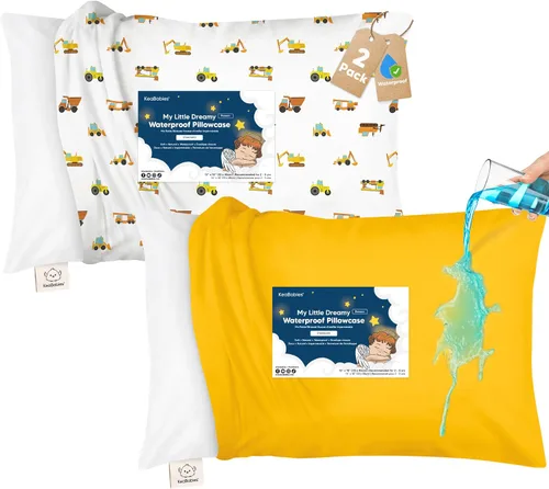 Vista 26 de KeaBabies - Funda de almohada de algodón orgánico de 13 x 18 pulgadas, ABC Abc Tierra