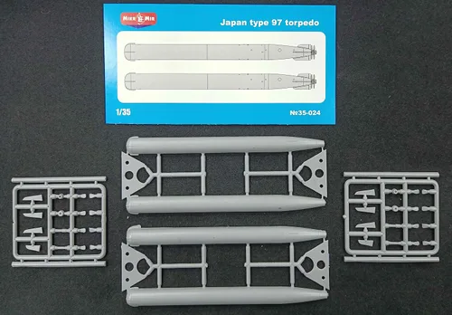 Vista 3 de Mikro-mir 35-024 - 1/35 - Torpedo Japón Tipo 97 2 uds.