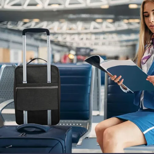 Vista 7 de Emissary Bolsa para zapatos con capacidad para 3 pares de zapatos para viajes, grandes bolsas impermeables para almacenamiento, bolsas de zapatos