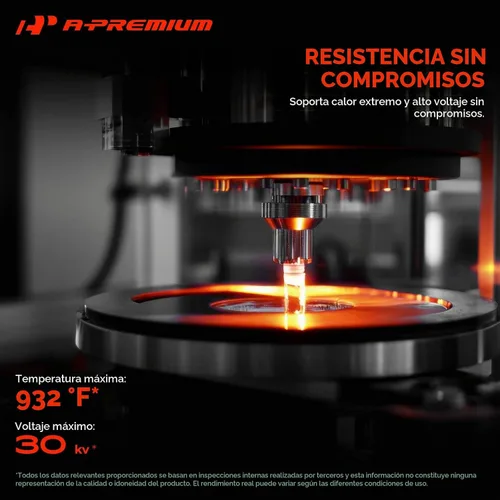 Vista 7 de A-Premium Bujías de iridio platino compatibles con Nissan Altima 2007-2013, Rogue, Rogue Select, Sentra, Versa, Versa Note, Frontier, NV200 &