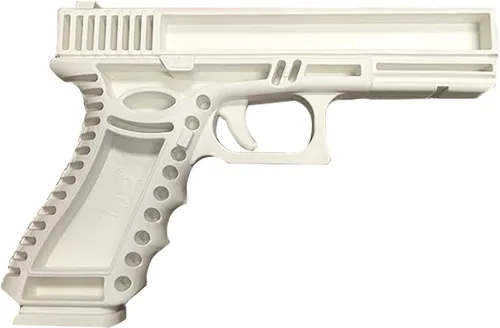 Vista 11 de Pistola de entrenamiento de polímero de plástico duradero, pistola de entrenamiento ligera y realista para taladros de fuego secos seguros