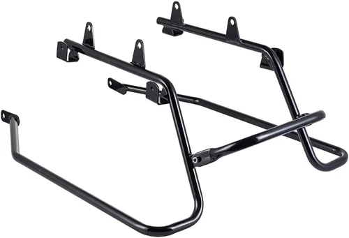 Vista 2 de Advanblack Soporte De Conversión De Alforja Duro Ajuste Para 2018+M8 Softail Low Rider/S/ST - Negro