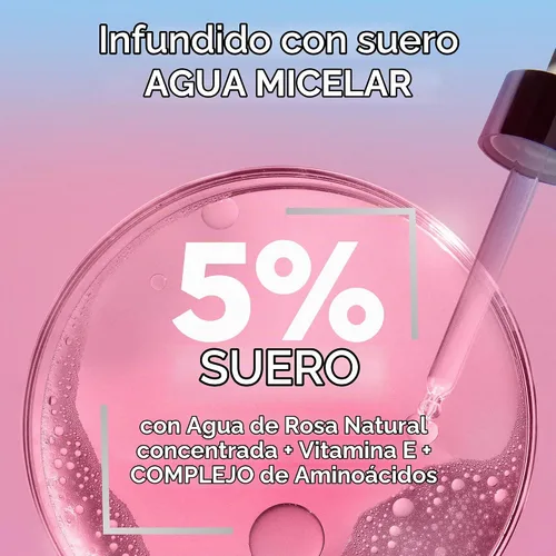 Vista 4 de NIVEA Agua limpiadora micelar, Skin Breathe Rose MicellAIR, 13.5 fl oz