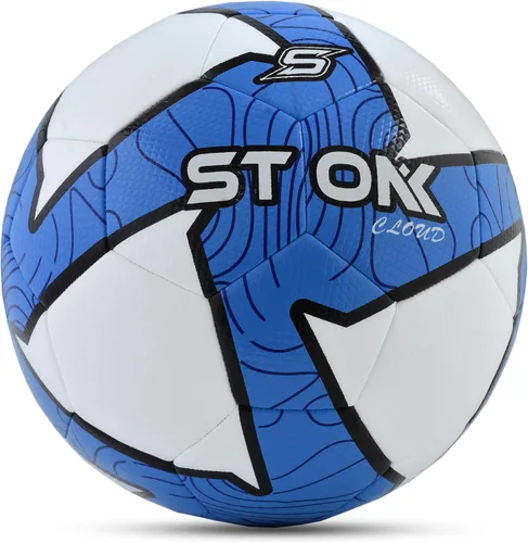 Vista 8 de Stonik - Balón de fútbol tamaño 5 – Fútbol de entrenamiento y partido de poliuretano duradero, pelota texturizada resistente al agua para todo tipo