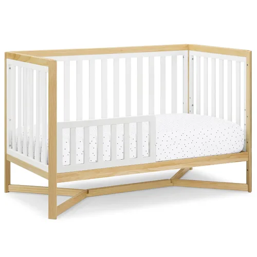 Vista 3 de Delta Children Tribeca - Cuna convertible 4 en 1, color blanco bianca/natural