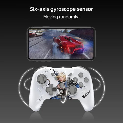 Vista 11 de MOGEMYTH Switch Controller, with Dual Vibration and 6-Axis Gyro, BT Controller for iPhone/Android/Switch and Windows 7/8/10/11,wireless controller pc
