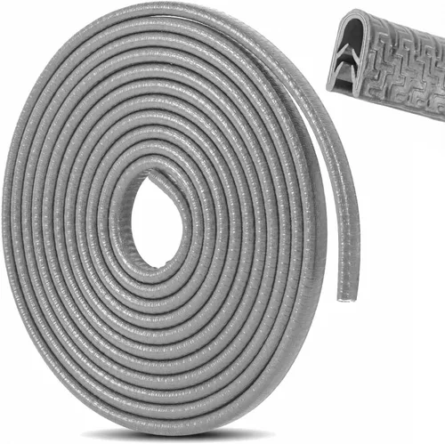Vista 9 de Protectores de Borde de Puerta de Coche, 5 m, Protector de Goma para Borde de Puerta de Coche, con Protección en Forma de U, Protector de Borde