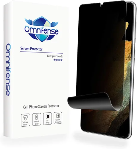 Vista 12 de Protector de pantalla para Galaxy S21, película suave de privacidad (no vidrio templado), compatible con fundas, desbloqueo en pantalla, acabado