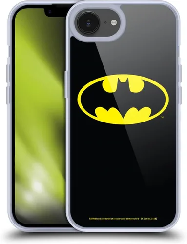 Vista 49 de Head Case Designs Funda de gel con licencia oficial de Batman DC Comics Bat Signal Logos [protección de grado militar] compatible con Apple iPhone 7