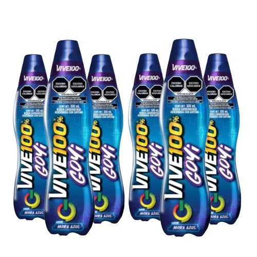 Vista 8 de Vive 100% - (6 unidades) 16.9 fl oz - Hecho en México (Original)