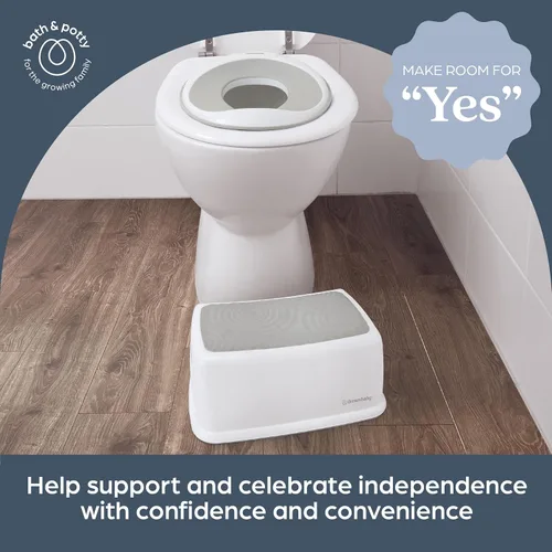 Vista 7 de Dreambaby Taburete para niños y adultos, ayuda de entrenamiento con escalones antideslizantes de agarre seguro, soporta hasta 320 libras para niños