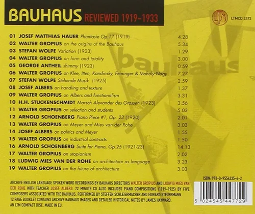 Vista 2 de Bauhaus Reviewed 1919-1933 Various