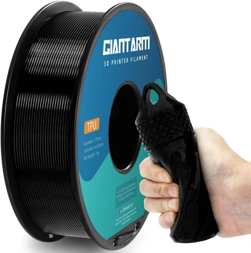 Vista 7 de GIANTARM Filamento PETG, precisión dimensional de 1.75 mm +/-0.02mm, carrete de 1 kg (2.2 libras), embalaje al vacío, para impresoras 3D, verde