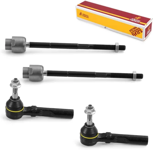 Vista 214 de Metrix Premium Chassis Parts - Kit de 4 piezas de extremos de barra de acoplamiento frontal exterior e interior compatible con Nissan Pathfinder