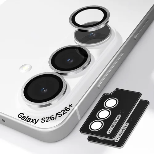 Vista 26 de Orzero Protector de lente de cámara para Samsung Galaxy Z TirFold/Fold 7, [EZ Install] [compatible con fundas] cubierta de lente de anillo de Negro