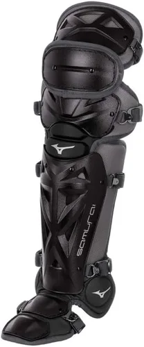 Vista 6 de Mizuno Mizuno Juego de Equipo de Receptor de Béisbol Samurai para Jóvenes en Caja Negro/Gris