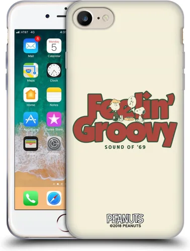 Vista 26 de Head Case Designs Funda de gel suave con licencia oficial de Peanuts Freak Flag Fly Woodstock 50th compatible con Apple iPhone 7 Plus/iPhone 8 Plus