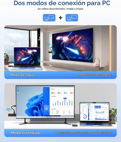 Vista 5 de Beyn Transmisor y receptor HDMI inalámbricos, 3ª generación mejorada 2026