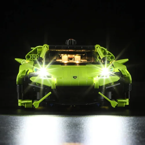 Vista 2 de LIGHTAILING Luz para Lego- 42161 Lamborghini Huracán Tecnica - Kit de iluminación LED compatible con el modelo de bloques de construcción Lego - NO