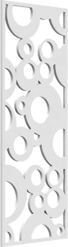 Vista 48 de 9 3/8"W x 24 3/8"H x 1/4"T Farwell Decorativos Paneles de Pared de Madera Calado, Hickory