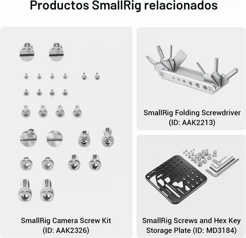 Vista 7 de SMALLRIG - Juego de destornillador y tornillos