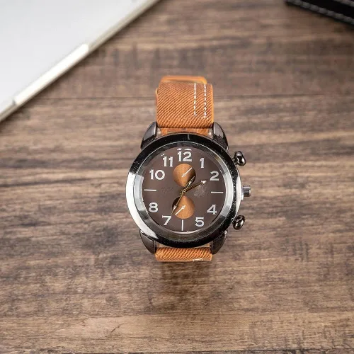Vista 4 de ZLXDP - Juego de regalo para hombre con bonito paquete de reloj + gemelos tipo cartera, juego de combinación creativa para mujeres y parejas