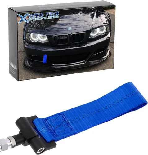 Vista 8 de x xotic tech Correa de remolque negra con adaptador de orificio de remolque compatible con BMW X1 X3 X4 X5 X6 2 3 4 5 Series E36 E46 E90 E91 E92 E93