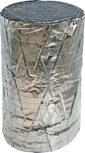 Vista 4 de Frost King CF42X - Aislante de tuberías de algodón natural "sin picazón" con reverso de aluminio, de 3 pulgadas x 1 pulgada x 25 pies