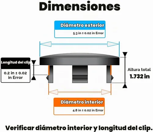 Vista 7 de Tapacubos centrales TRD para Tacoma H659-TRD, 4 unidades, color negro mate